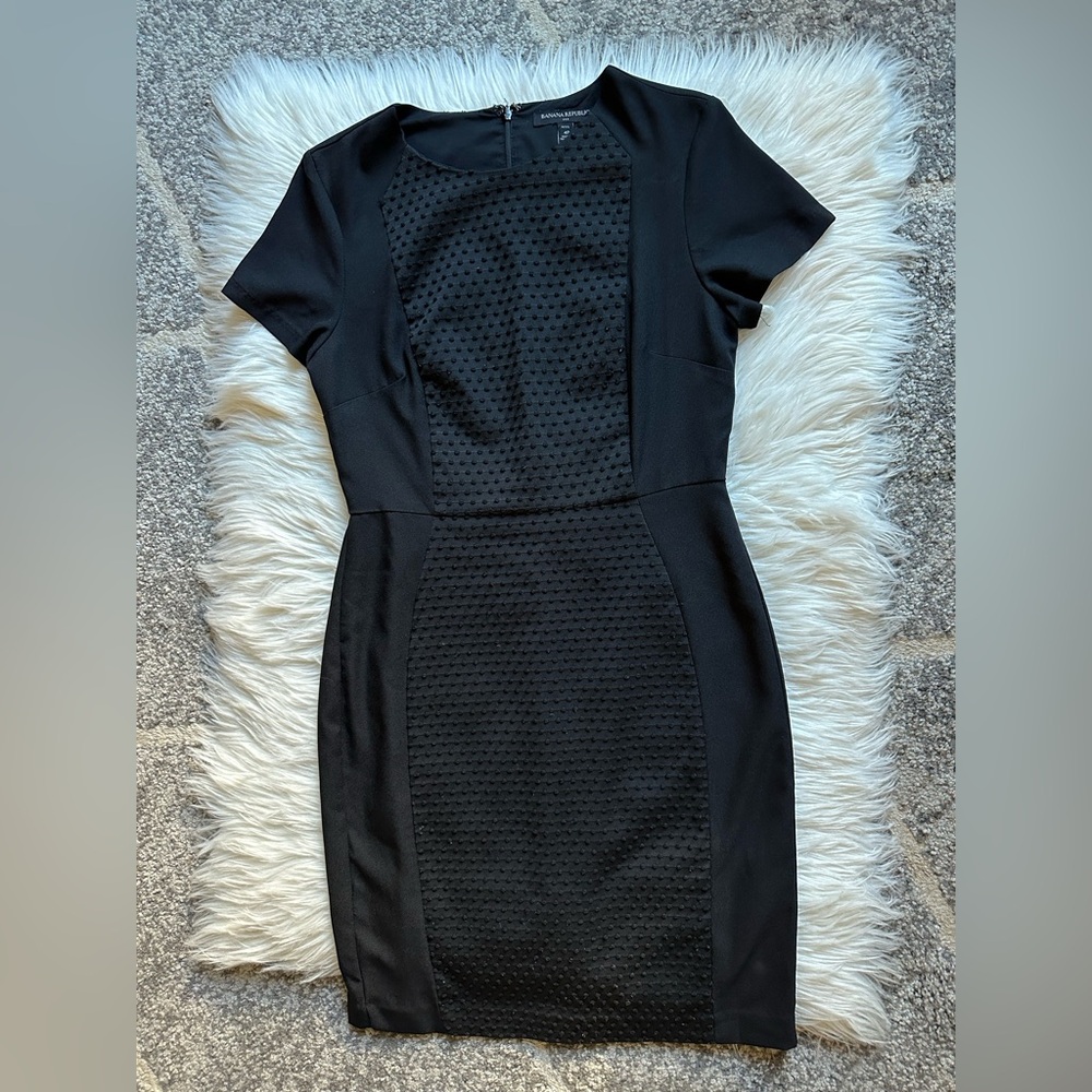 Banana Republic textured sheath dress